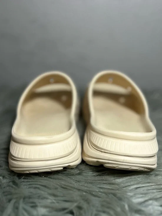 Hoka One One Ora Recovery Slide Cream Beige  Sandals Size 7 - Picture 7 of 11